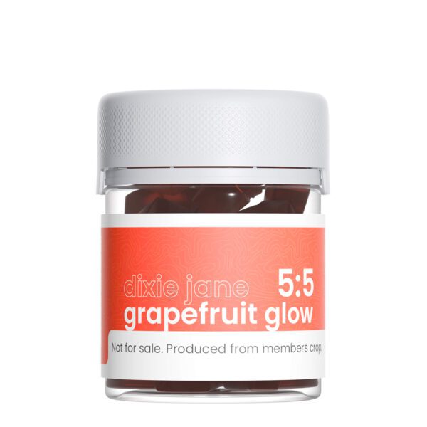 Grapefruit Glow Gummies, 5mg THC