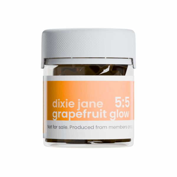 Grapefruit Glow Gummies, 5mg THC