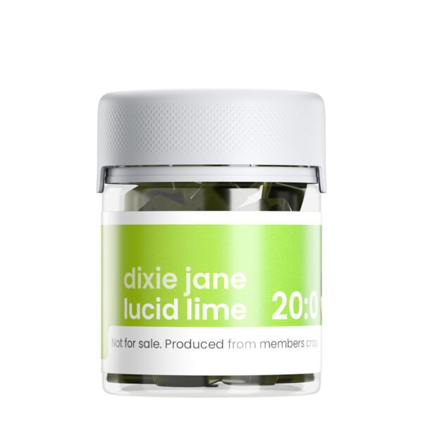 Lucid Lime Gummies, 20mg THC
